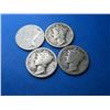 Image 1 : (4) Better Date Mercury Dimes