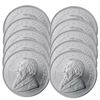 (10) 1 oz Silver Kugerrand Bullion Coins