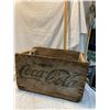 Image 1 : Rustic wood Coca-Cola crate