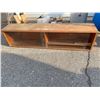 Image 1 : Glass door teak shelf
