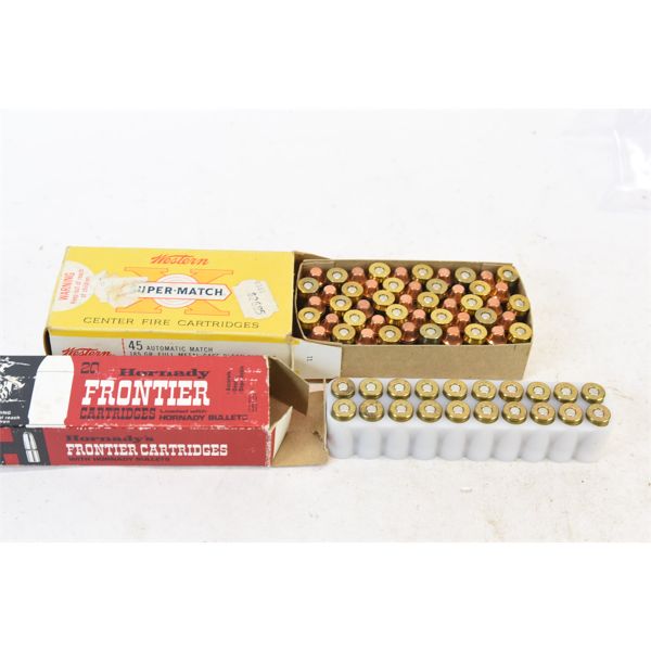 Box Lot 45 Automatic Ammunition