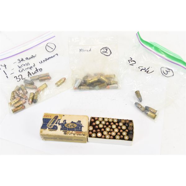 Box Lot Mixed Handgun Ammunition