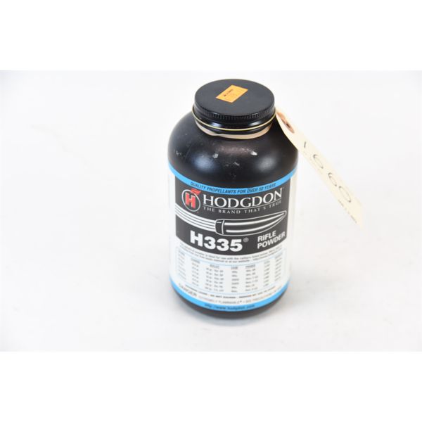 0.35 lbs Hodgdon H335 Rifle Powder - Landsborough Auctions