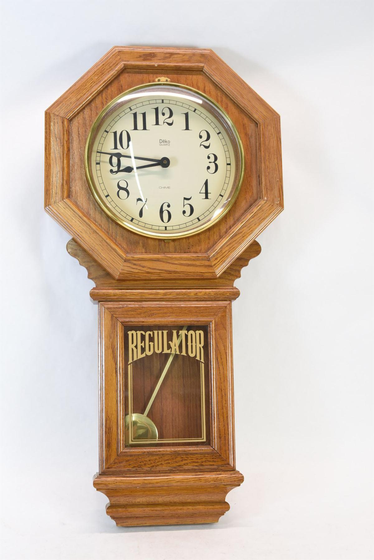 Regulator R Lock Vintage Regulator Wall Clock