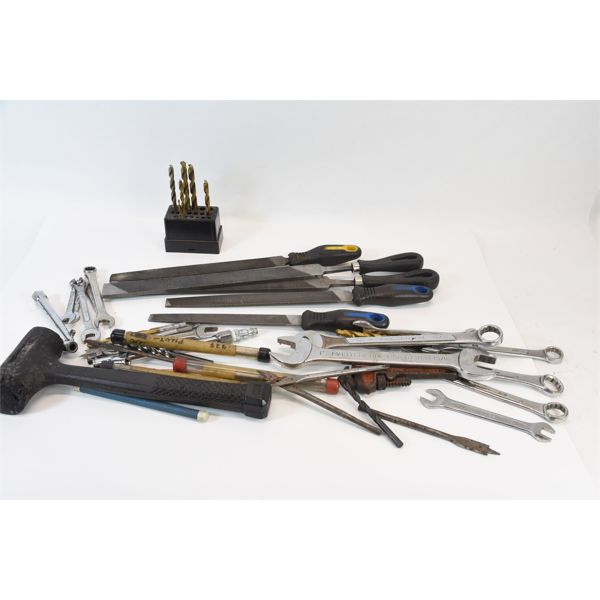 Box Lot Tools + Drill Bits