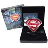 2017 Canada $100 DC Comics Originals - Superman's Shield Enameled 10oz Fine Silver Coin (Tax Exempt)