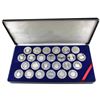 *1985 The Treasure Coins of the Caribbean 25-coin Sterling Silver Set