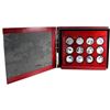 *Complete 2010-2021 Silver $15 Lunar Lotus 12-Coin Subscription Series Set with Deluxe Display (Tax 