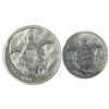1.5oz Lot Total! 2013 Fiji-Taku Turtle .999 Silver Coins. Includes: $1 1/2oz, & $2 1oz. 2pcs. (Tax E