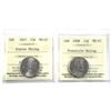Image 1 : 2007 Alpine Skiing & 2008 Freestyle Skiing 25-cent ICCS Certified MS-67. 2pcs