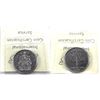 Image 2 : 50-cent 2017 Canada 150 & Coat of Arms ICCS MS66. 2pcs