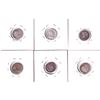 Image 2 : Estate Lot of 1865-1938 Newfoundland 5-cent in VG to EF. 6pcs