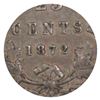 Image 3 : 1872H Canada 25-cent Obverse 2, Repunched 7, Large 2 CCCS VF30