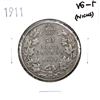 Image 1 : 1911 Canada 50-cent VG-F (Nicks)