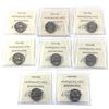 Image 2 : 2000-2006 Canada 5-cent ICCS MS64. 8pcs