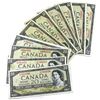 Image 1 : 10x 1954 Canada $20 Notes. All Beattie-Rasminsky with one Beattie-Coyne. All different prefixes. 10p