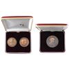 Image 1 : 3x 1960s Canada-Welling's Mint, Commemorative Bronze Medals in Original Cases. 2pcs.