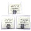 Image 2 : 10-cent 2017 Canada 150, 2017, & 2021 Bluenose ICCS Certified MS66. 3pcs.