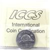 Image 2 : 1964 Canada 5-cent Extra Waterline ICCS MS63