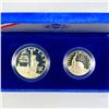 Image 1 : 1986 US Liberty Coin Set (2) - GEM BU w/ Cert