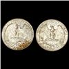Image 2 : (2) 1939-D Washington Quarters CLOSELY