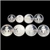 Image 2 : 2005-6 (8) Silver Coin Set GEM PROOF