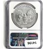 Image 2 : 2016-W Burnished Silver Eagle NGC - MS69 Lettered