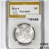 Image 1 : 1824/4 Capped Bust Half Dollar PGA - MS64