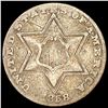 Image 1 : 1858 Silver Three Cent NICELY CIRCULATED