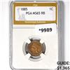 Image 1 : 1885 Indian Head Cent PGA - MS65 RB