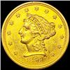 Image 1 : 1856 $2.50 Gold Quarter Eagle UNCIRCULATED