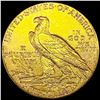 Image 2 : 1909 $5 Gold Half Eagle ABOUT UNCIRCULATED