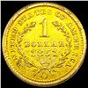 Image 2 : 1851-O Rare Gold Dollar UNCIRCULATED