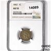 Image 1 : 1862 Indian Head Cent NGC - AU55