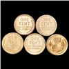 Image 2 : 1900's (5) Wheat Cents CLOSELY UNCIRCULATED