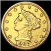Image 1 : 1907 $2.50 Gold Quarter Eagle CLOSELY