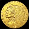 Image 1 : 1913 $2.50 Gold Quarter Eagle CLOSELY