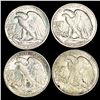 Image 2 : 1940's (4) Walking Half Dollars UNCIRCULATED