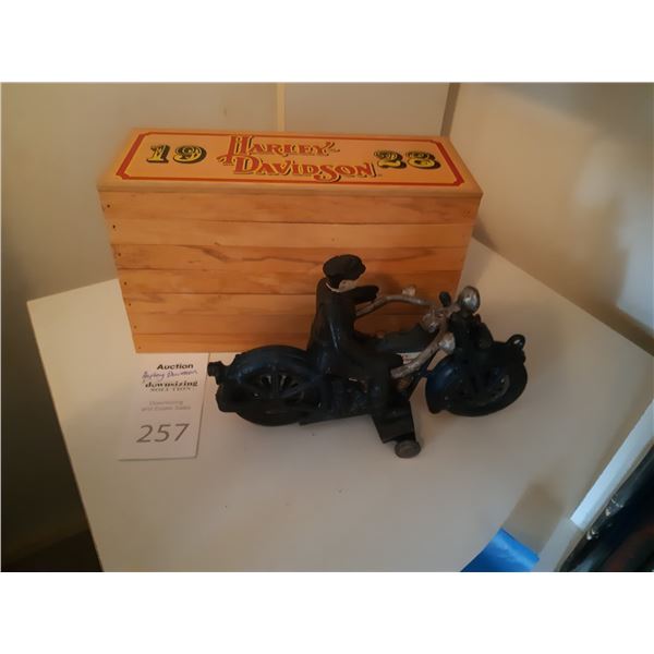 Harley Davison Cast Iron Decor Cat B