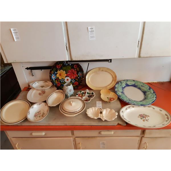 Antique China Servingware Cat A