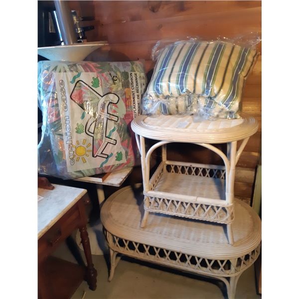 Wicker Patio Tables and More Cat C