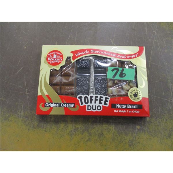WALKERS TOFFEE C/W HAMMER (200 G) PER BOX