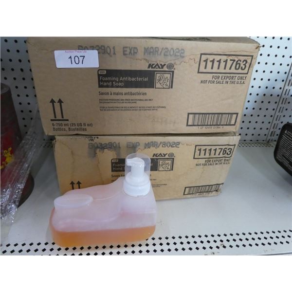 foaming antibacterial soap 12 @ 750 ml