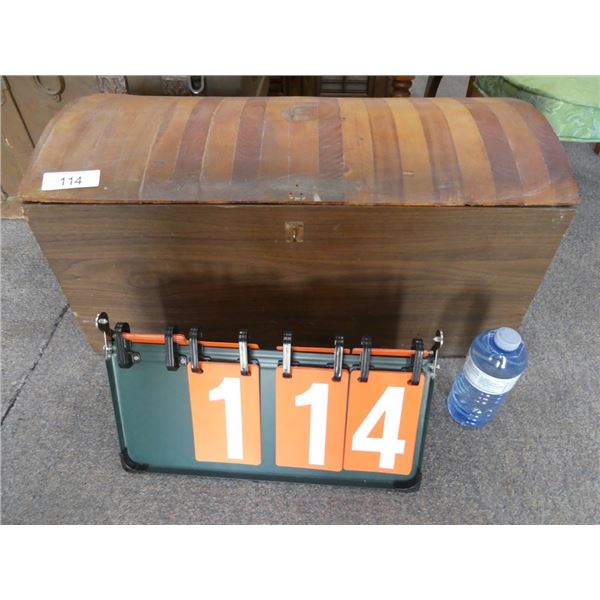 wooden chest