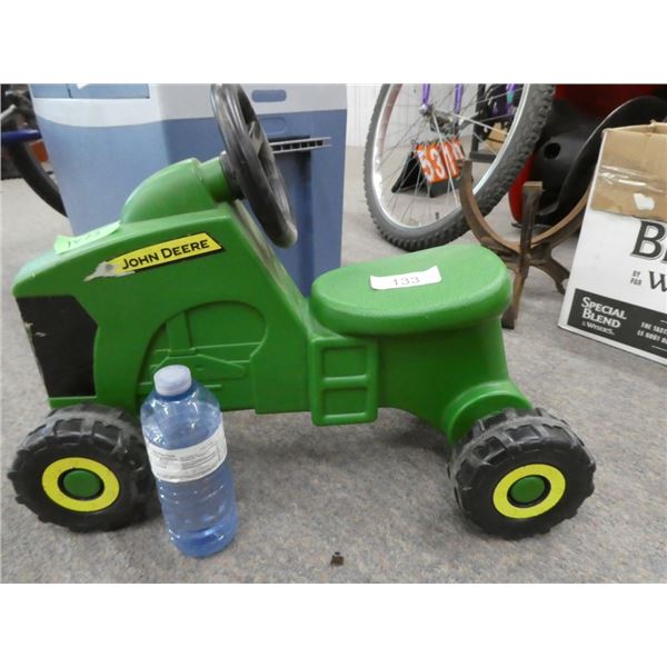 John Deere toy tractor