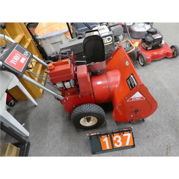 Toro 5 hp 24 width gas-powered snowblower