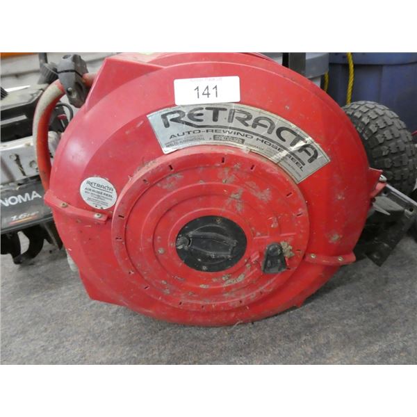 Retracta auto-rewind hose reel