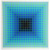 Image 1 : Victor Vasarely, CTA - Blue, Serigraph