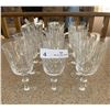 Image 2 : Crystal wine glasses, 12 pcs