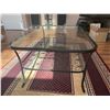 Image 2 : Metal and glass KLINGSBO Ikea coffee table